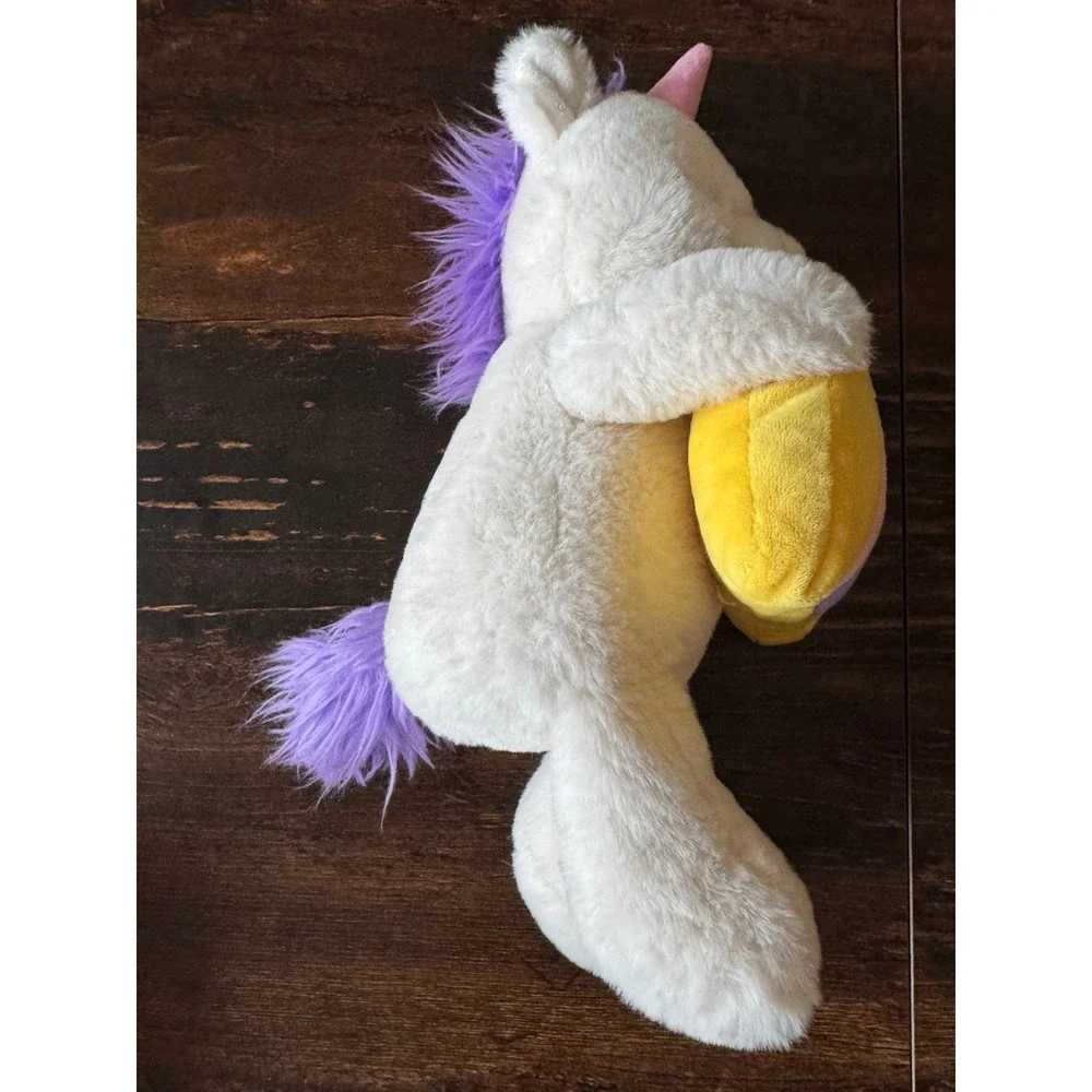 Aurora Plush Unicorn White Purple You Are Magic Stuffed Animal 12 Inch